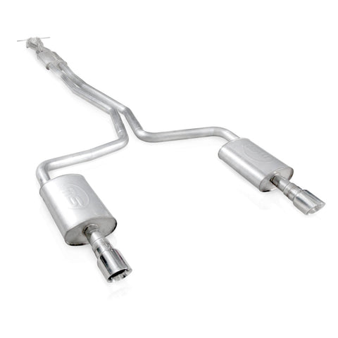 Stainless Works 2010-18 Ford Taurus SHO V6 2-1/2in Catback Chambered Mufflers X-Pipe - TA10ECOCB
