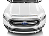 AVS 2022 Chevy Silverado 1500 Aeroskin Low Profile Hood Shield w/ Lights - Oxford White - 753166-Z1