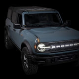 Putco 22-24 Ford Bronco Luminix DRL LED Light Hood Limb Riser (Factory Hood Side Hinge Replacements) - 50001
