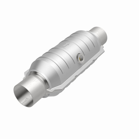 MagnaFlow Conv Univ 2in Inlet/Outlet Center/Center Round 11in Body L x 5.125in W x 15in Overall L - 51354