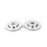 Power Stop 2010 Buick Allure Rear Evolution Drilled & Slotted Rotors - Pair - AR82146XPR