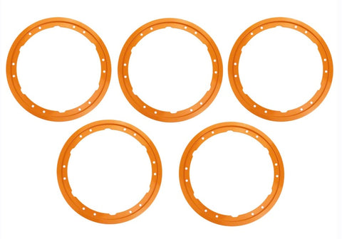 Ford Racing 2021+ Ford Bronco Functional Bead Lock Ring Kit - Orange - M-1021K-BLO
