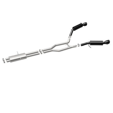 MagnaFlow Cat-Back 15-16 Land Rover Ranger Rover V6 SS 2.5in Dual Split Rear Exit 4.5in Black Tips - 19123