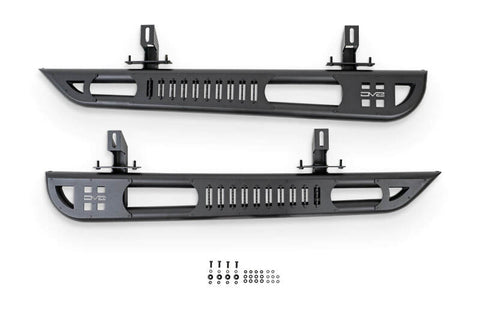 DV8 Offroad 2018+ Jeep Wrangler JL 2-Door Bolt-On OE Plus Side Steps - SRJL-10