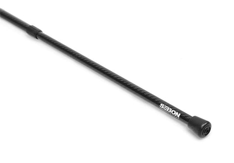 Seibon Universal Carbon Fiber Hood/Trunk Prop w/ Seibon Logo - HOODPROP-S