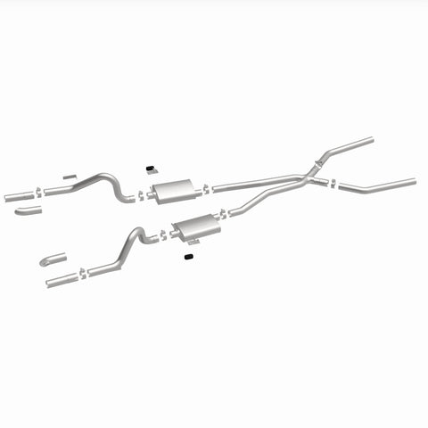MagnaFlow SYS Cat-Back 67-70 Mustang 2.50inch w/Tru-X - 15816