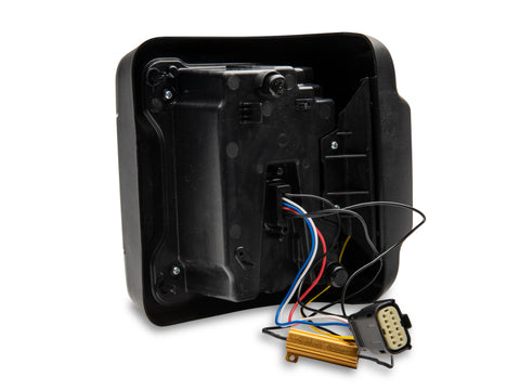 Raxiom 18-22 Jeep Wrangler JL Axial Series Plateau LED Tail Lights- Black Housing (Smoked Lens) - J150581-JL