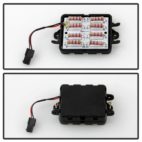 Spyder 04-08 Ford F-150 Projector Tail Lights - Light Bar DRL LED - Black ALT-YD-FF15004V2-LBLED-BK - 5084170
