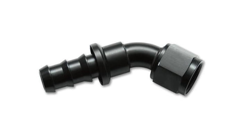 Vibrant -4AN Push-On Straight Hose End Fitting - Aluminum - 22004