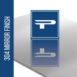 Putco 2021 Ford F-150 Ford Lettering (Cut Letters/Stainless Steel) Tailgate Emblems - 55559FD