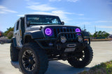 Oracle Jeep Wrangler 07-17 Halo Kit - ColorSHIFT w/ 2.0 Controller - 2665-333