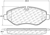 StopTech 10-18 Mercedes-Benz Sprinter 2500 Front Truck & SUV Brake Pad - 319.13160