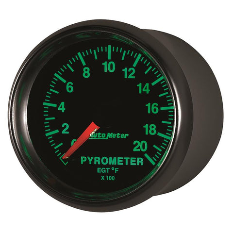 Autometer GS 0-2000 degree F Full Sweep Electronic Pyrometer Gauge - 3845