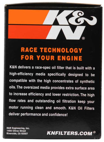 K&N Oil Filter 08-17 Harley-Davidson VRSCDX Night Rod Special 76 CI 3in OD x 3.844in Height - KN-174B