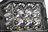Go Rhino Xplor Bright Series Sideline Cube LED Spot Light Kit (Surface Mount) 4x3 - Blk (Pair) - 750300323SCS