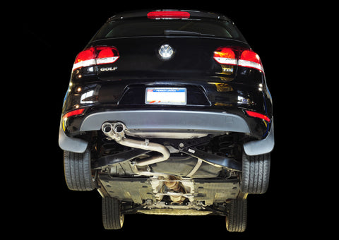 AWE Tuning Golf TDI Performance Exhaust - Diamond Black Tips - 3015-23022
