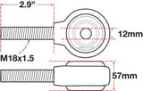 SPC Performance XAXIS Rod End Ball Joint - 15782