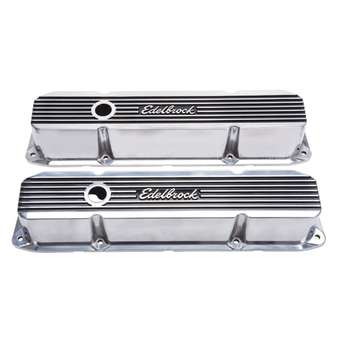 Edelbrock Valve Cover Elite II Chrysler 383-440 Big Block V8 Polished - 4276