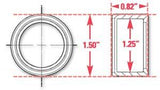 SPC Performance Weld-In Ring Kit 1.25 in. ID - 15520