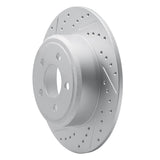 R1 13-25 Mazda Mx-30 Rear Left Drilled & Slotted Geo-Carbon Rotor - 830-80083L