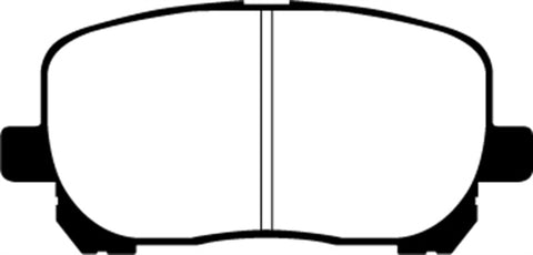 EBC 02-08 Pontiac Vibe 1.8 Greenstuff Front Brake Pads - DP21637