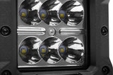 Go Rhino Xplor Bright Series Cube LED Spot Light Kit (Surface/Threaded Stud Mount) 3x3 - Blk (Pair) - 751803023SCS