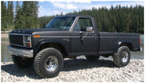 Bushwacker 80-86 Ford Bronco Cutout Style Flares 2pc - Black - 20012-11