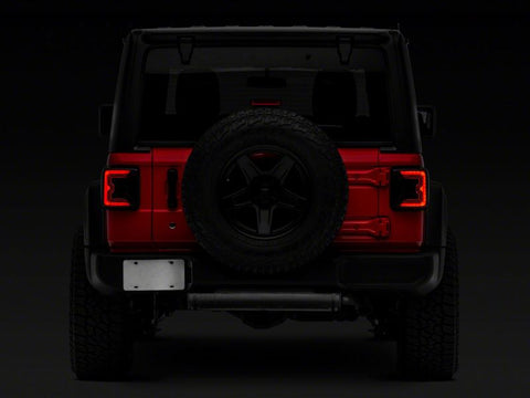 Raxiom 18-23 Jeep Wrangler JL Axial Series LED Tail Lights- Blk Housing (Smoked Lens) - J142664-JL