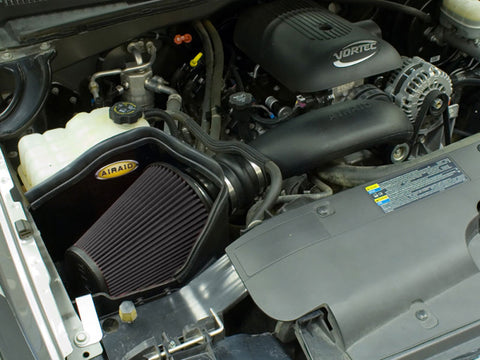Airaid 99-06 GM Truck 4.8/5.3/6.0 (Mech Fan/Low Hood) MXP Intake System w/ Tube (Dry / Black Media) - 202-247