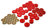 Energy Suspension Chevrolet 4 door Red Body Mounts (Recommended for Police/Taxi/Race) - 3.4136R