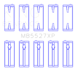 King Engine Bearings Toyota 4AGE/4AGZE 16V 1.6L Performance Main Bearing Set - Size STD - MB5527XP