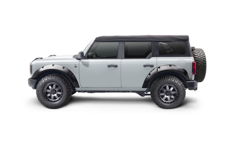 Bushwacker 2021+ Ford Bronco 4-Door Pocket Style Flares 4pc - Black - 20960-02