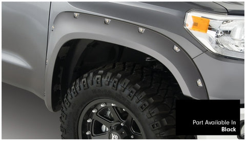 Bushwacker 16-17 Toyota Tundra Fleetside Pocket Style Flares 4pc 66.7/78.7/97.6in Bed - Black - 30918-33