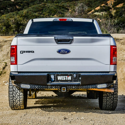Westin 15-20 Ford F-150 HDX Bandit Rear Bumper - Black - 58-341105