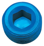 Russell Performance 1/2in Allen Socket Pipe Plug (Blue) - 662060