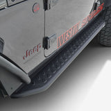 Westin 18-24 Jeep Wrangler (JL) Unlimited 4DR Outlaw Running Board - Textured Black - 28-34065