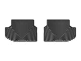 WeatherTech 2014+ BMW M5 Rear Rubber Mats - Black - W331