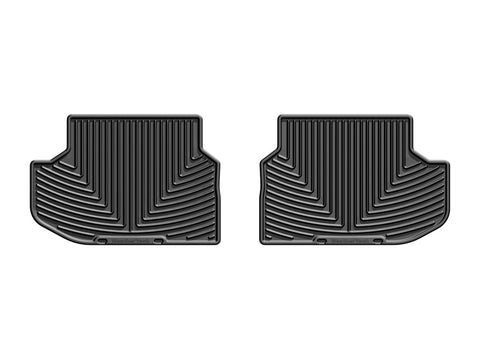 WeatherTech 2014+ BMW M5 Rear Rubber Mats - Black - W331