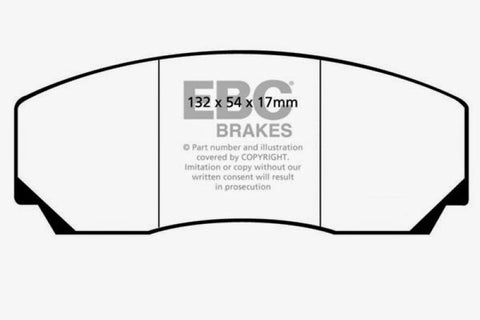 EBC 90-00 Aston Martin Vantage 5.3 (Twin Supercharged)(AP) Redstuff Front Brake Pads - DP3002C