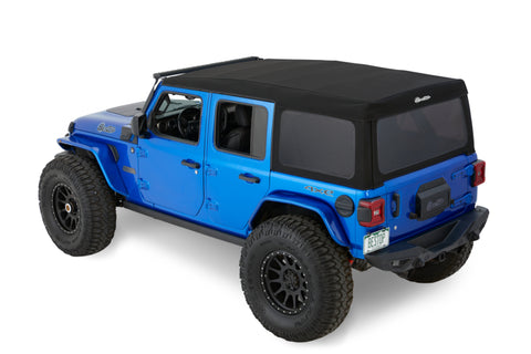 Bestop 18-26 Jeep Wrangler JL 4-Door Supertop (Black Diamond) - 54726-35