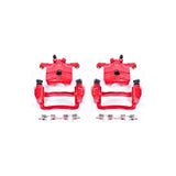 Power Stop 05-06 Saab 9-2X Rear Red Calipers w/Brackets - Pair - S2066A