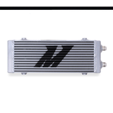 Mishimoto Universal Medium Bar and Plate Dual Pass Silver Oil Cooler - MMOC-DP-MSL