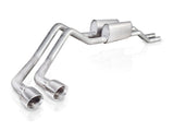 Stainless Works 2004-08 F150 5.4L Exhaust 2-1/2in Chambered Mufflers Behind Passenger Tire Exit - 08F150TDRT