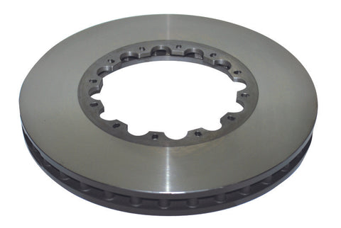DBA 03-09 Porsche 911 996/997 GT3/GT3 RS (w/Iron Rotor) Front Left 5000 Series Slot Rotor w/Blk Hat - 52396BLKCSL