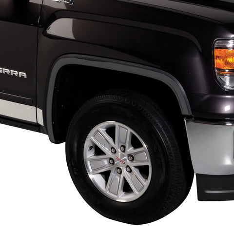 Putco 14-15 GMC Sierra LD - Full Blk Platinum Fender Trim (Replaces or Fits on Top of OEM Trim) - 97292BP