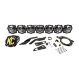KC HiLiTES Can-Am X3 45in. Pro6 Gravity LED 7-Light 140w Combo Beam Overhead Light Bar System - 91334