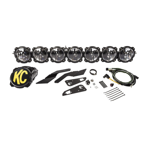 KC HiLiTES Can-Am X3 45in. Pro6 Gravity LED 7-Light 140w Combo Beam Overhead Light Bar System - 91334