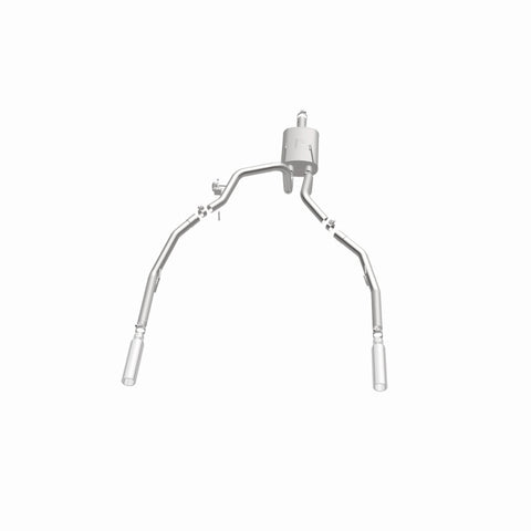 Magnaflow 09-13 Dodge Ram 1500 V6 3.6L Dual Spilt Rear Exit Polished Stainless C/B Perf Exhaust - 15249