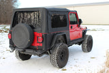 Fishbone Offroad 97-06 Jeep Wrangler Steel Tube Fender Front/Rear - Blk Txtred Powdercoat (Set Of 4) - FB23029