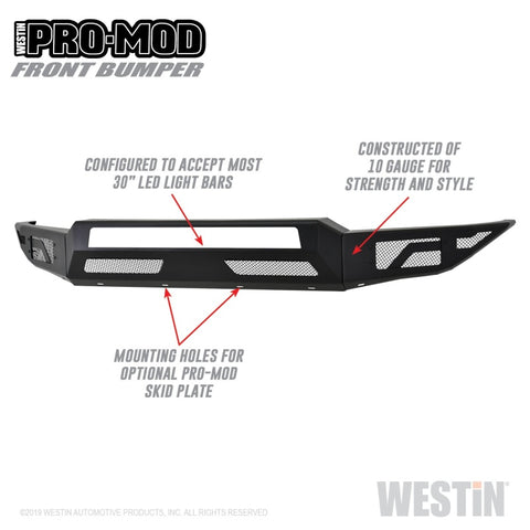 Westin 17-19 Ford F-250/350 Pro-Mod Front Bumper - 58-41175